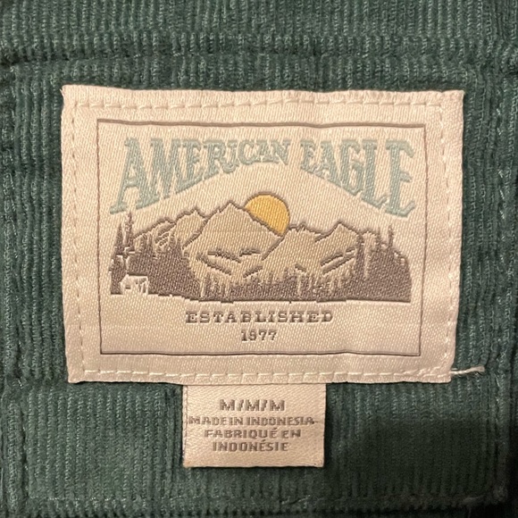 American Eagle Plaid Flannel Button Down - Picture 3 of 3